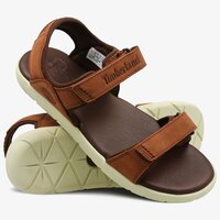 Sandały dziecięce TIMBERLAND NUBBLE SANDAL LTHR 2 STR ca1rah kolor brązowy