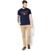 T-shirt, koszulka męska TIMBERLAND T-SHIRT SS KENNEBEC RVR SEASO a1oj5433 kolor granatowy
