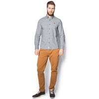 Koszula męska TIMBERLAND KOSZULA SLIM TWILL HOUNDST a1emjb68 kolor szary