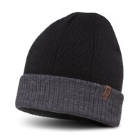 Czapka zimowa damska TIMBERLAND CZAPKA ZIMOWA RIBBED COLOR BLOCK BEANIE a1ekp001 kolor czarny