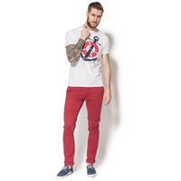 T-shirt, koszulka męska TIMBERLAND T-SHIRT SS VINTG NAUTICA a1s2c100 kolor biały