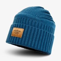 czapka zimowa męska TIMBERLAND CZAPKA ZIMOWA RIBBED BEANIE tb0a1egwu481 kolor niebieski