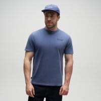 T-shirt, koszulka męska TIMBERLAND T-SHIRT RUGGED ACTIVE GEAR BACK GRAPHIC TEE tb0a5mu6eyo1 kolor niebieski