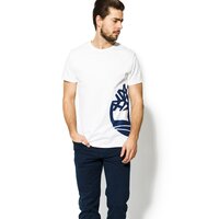 T-shirt, koszulka męska TIMBERLAND T-SHIRT SS MULTIGRAPHIC TEE UC a1n4u100 kolor biały