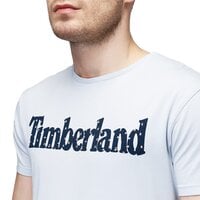 T-shirt, koszulka męska TIMBERLAND T-SHIRT KENNEBEC RIVER SEASONAL tb0a1o6bp881 kolor niebieski