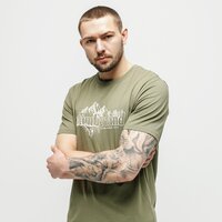 T-shirt, koszulka męska TIMBERLAND T-SHIRT LINEAR MOUNTAIN TEE tb0a22kh5901 kolor zielony