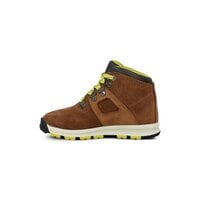 Dziecięce buty zimowe TIMBERLAND GT SCRAMBLE MID LTHR WP a1lva kolor brązowy