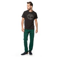 T-shirt, koszulka męska TIMBERLAND T-SHIRT SS KENNEBEC RVR TREE TEE 8466j001 kolor czarny