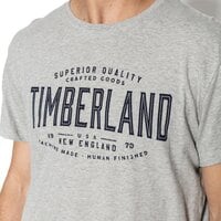 T-shirt, koszulka męska TIMBERLAND T-SHIRT SS SS KENNEBEC TFO a1kww052 kolor szary