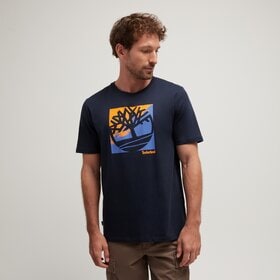 TIMBERLAND T-SHIRT LOGO GRAPHIC SHORT SLEEVE TEE