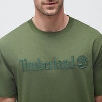 T-shirt, koszulka męska TIMBERLAND T-SHIRT EMBROIDERY TONAL SS TEE tb0a6vpeein1 kolor zielony