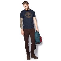 T-shirt, koszulka męska TIMBERLAND T-SHIRT KNNBEC CAMO TEE a1gzg433 kolor granatowy