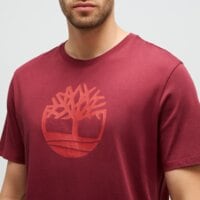T-shirt, koszulka męska TIMBERLAND T-SHIRT KENNEBEC RIVER TEE tb0a2c2r6481 kolor bordowy