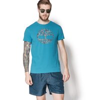 T-shirt, koszulka męska TIMBERLAND T-SHIRT SS KENNE BEC RIVER a1iroe54 kolor niebieski