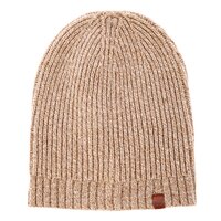 czapka zimowa męska TIMBERLAND CZAPKA Z SLOUCHY MARLED BEANIE j1695244 kolor beżowy