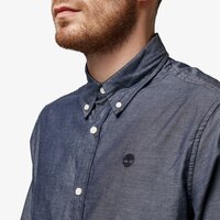 Koszula męska TIMBERLAND KOSZULA LS WELLFLEET SOLID OXFORD tb0a1ojsb681 kolor niebieski