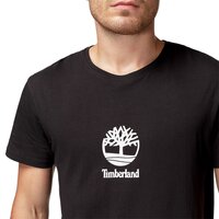 T-shirt, koszulka męska TIMBERLAND T-SHIRT SLS SMALL TREE LOGO a1n8x001 kolor czarny