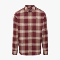 Koszula męska TIMBERLAND KOSZULA HERRINGBONE FLANNEL CHECK SHIRT tb0a42y1eys1 kolor bordowy