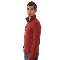 Kurtka przejściowa męska (wiosenna i jesienna) TIMBERLAND POLAR FULL ZIP MARL FLEECE 4356j641 kolor czerwony