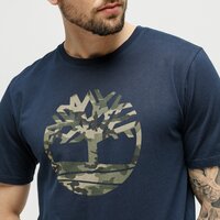 T-shirt, koszulka męska TIMBERLAND T-SHIRT KENNEBEC RIVER CAMO TREE TEE tb0a216p4331 kolor granatowy