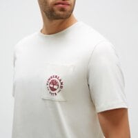 T-shirt, koszulka męska TIMBERLAND T-SHIRT CHEST POCKET SHORT SLEEVE TEE tb0a444bcm91 kolor biały