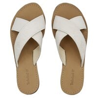 Klapki damskie TIMBERLAND CAROLISTA CROSSVAMP SLIDE a1g6i kolor biały