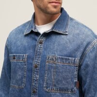 Koszula męska TIMBERLAND KOSZULA DENIM POCKET SHIRT tbc0yh80ao91 kolor niebieski