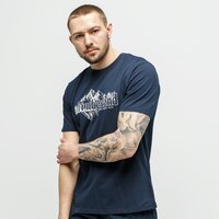 T-shirt, koszulka męska TIMBERLAND T-SHIRT LINEAR MOUNTAIN TEE tb0a22kh4331 kolor granatowy