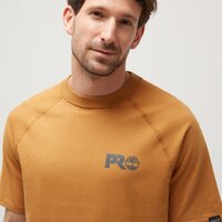 T-shirt, koszulka męska TIMBERLAND T-SHIRT CORE REFLECTIVE PRO LOGO SS PRO tb0a64r1p471 kolor brązowy
