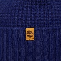 Czapka zimowa damska TIMBERLAND CZAPKA RECYCLED CASHMERE BEANIE tb0a2pa1cy51 kolor granatowy