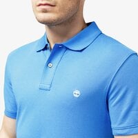 Koszulka polo męska TIMBERLAND POLO TFO MLLR SLIM POLO tb08757jf421 kolor niebieski