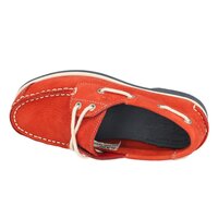 Dziecięce buty casual TIMBERLAND EK 2 EYE BOAT SHOE PEAKS ISLAND 6876r kolor czerwony