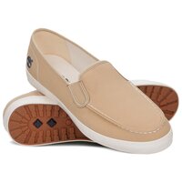 Buty żeglarskie męskie TIMBERLAND NEWPORT BAY CANVAS MT SLIPON MTSLIPON a1567 kolor beżowy