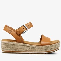 Buty casual damskie TIMBERLAND SANTORINI SUN ANKLE ca1plb kolor beżowy