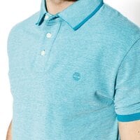 Koszulka polo męska TIMBERLAND POLO SS MILLERS RIVER LW PIQUE OXFORD a1kf9j10 kolor niebieski