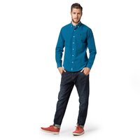 Koszula męska TIMBERLAND KOSZULA LS RATTLE RVR GINGHAM 6630j488 kolor niebieski