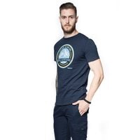 T-shirt, koszulka męska TIMBERLAND T-SHIRT MULTIGRAPH TEE a1bja433 kolor granatowy