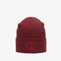 Czapka zimowa damska TIMBERLAND CZAPKA 3D EMBROIDERY BEANIE tb0a65hp6481 kolor bordowy
