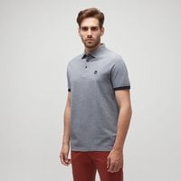 Koszulka polo męska TIMBERLAND POLO BABOOSIC BROOK OXFORD POLO tb0a6bwg4331 kolor granatowy