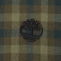 Koszula męska TIMBERLAND KOSZULA SOLUCELL GINGHAM SHIRT tb0a4517j201 kolor zielony