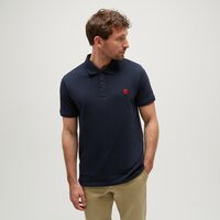 Koszulka polo męska TIMBERLAND POLO TFO CHEST LOGO SHORT SLEEVE POLO tb0a2bs14331 kolor granatowy