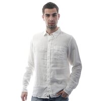 Koszula męska TIMBERLAND KOSZULA LS LINEN CLAREMONT 37600130 kolor biały