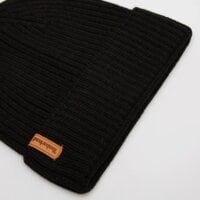 Czapka zimowa damska TIMBERLAND CZAPKA RIB KNIT BEANIE tb0a66520011 kolor czarny