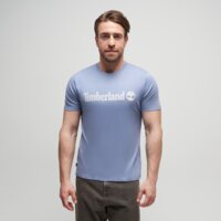 T-shirt, koszulka męska TIMBERLAND T-SHIRT LINEAR LOGO SHORT SLEEVE TEE tb0a5upqb881 kolor blekitny