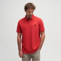 Koszulka polo męska TIMBERLAND POLO PIQUE SHORT SLEEVE tb0a6vdpn961 kolor czerwony