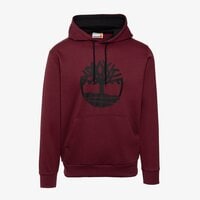 Bluza męska TIMBERLAND BLUZA Z KAPTUREM TFO TREE LOGO BRUSHBACK HOODIE tb0a626ueic1 kolor bordowy