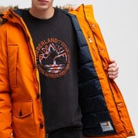 Kurtka zimowa męska TIMBERLAND KURTKA WP SCAR RIDGE PARKA W DRYVENT TECHNOLOGY tb0a22w26431 kolor brązowy