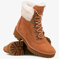 Damskie buty zimowe TIMBERLAND COURMAYEURVALLEY SHEARLIN a1rp2 kolor brązowy