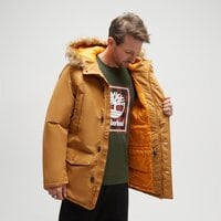 Kurtka zimowa męska TIMBERLAND KURTKA ZIMOWA TFO WATER RESISTANT WINTER PARKA tb0a6rxdp471 kolor brązowy