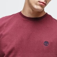 T-shirt, koszulka męska TIMBERLAND T-SHIRT SS DUNSTAN JERSEY CREW TEE SLIM tb0a2bpri301 kolor bordowy